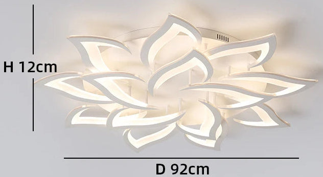 Lustre LED Fleur De Lotus