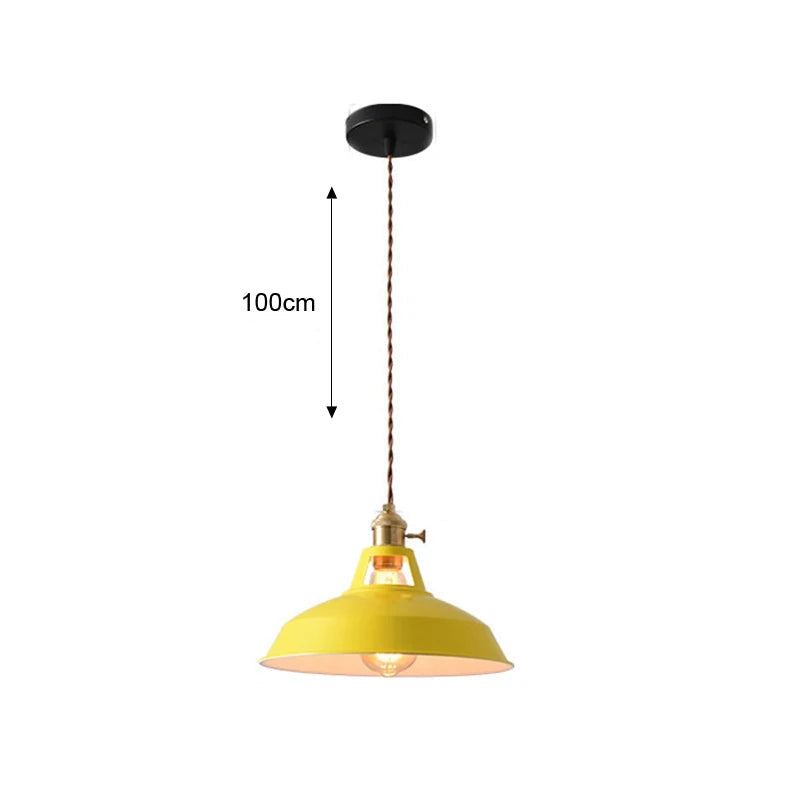 Lustre Industriel Multicolore