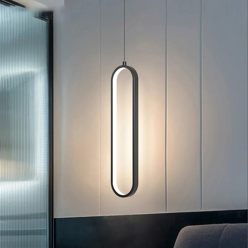 Lustre LED Ovale Moderne