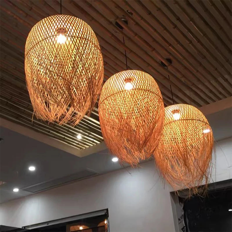 Lustre Suspension Bambou Chic
