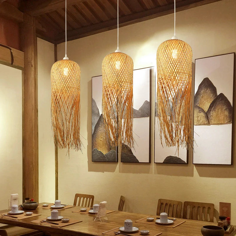 Lustre Suspension Bambou Chic