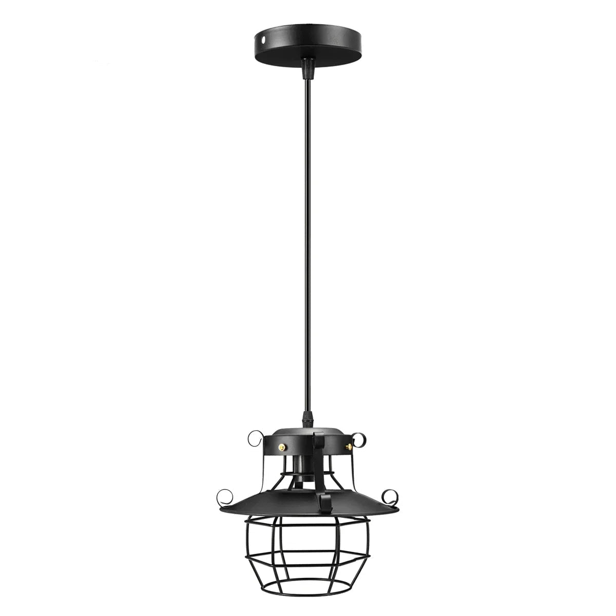 Lustre Industrielle Cage