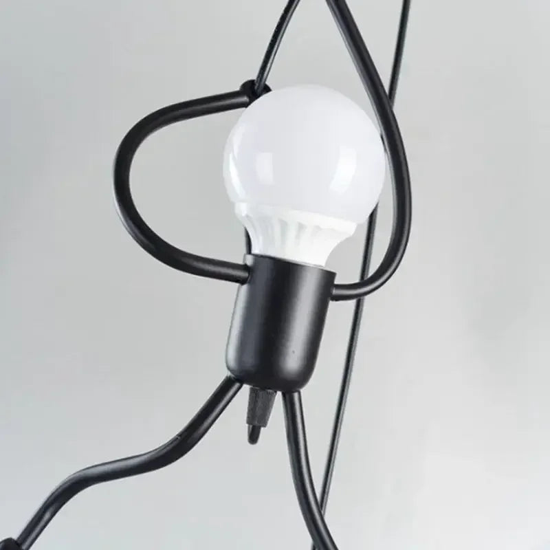 Lustre Suspendue Homme Grimpeur