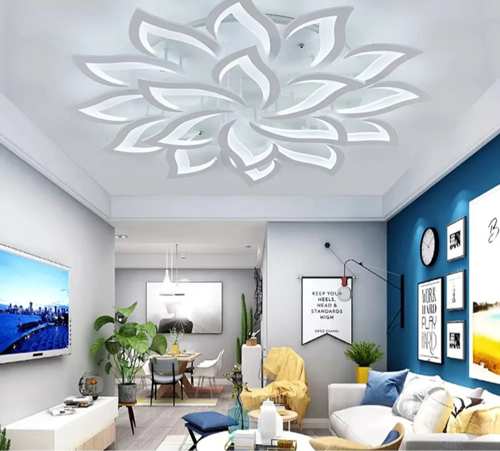 Lustre LED Fleur De Lotus