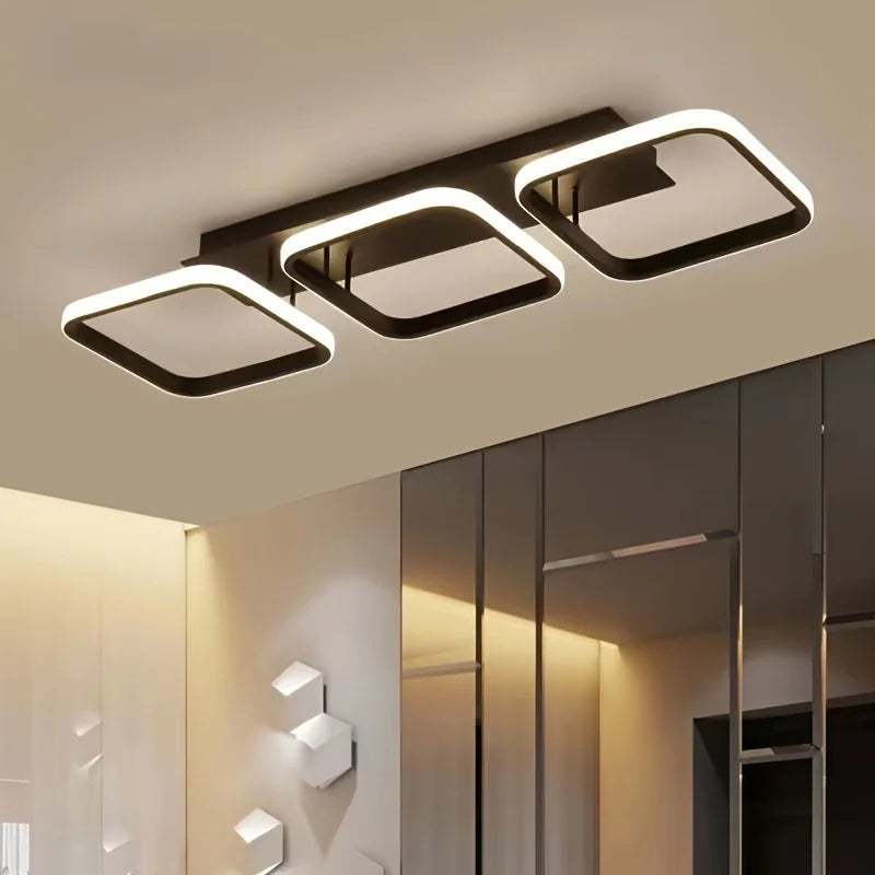 Lustre LED 3 Cadres Modernes