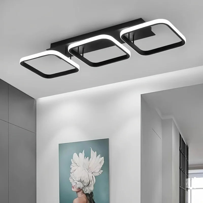 Lustre LED 3 Cadres Modernes