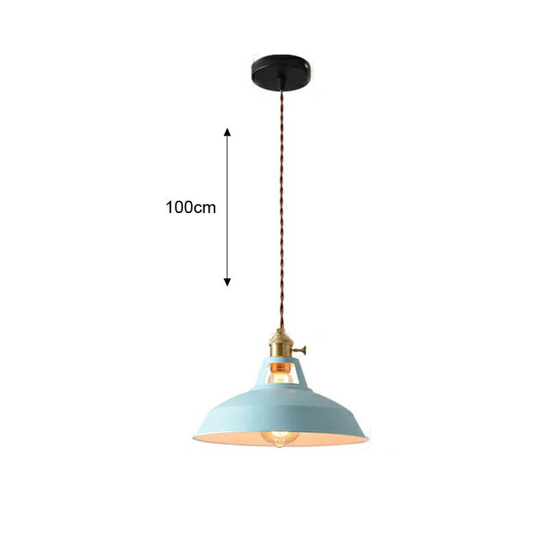 Lustre Industriel Multicolore