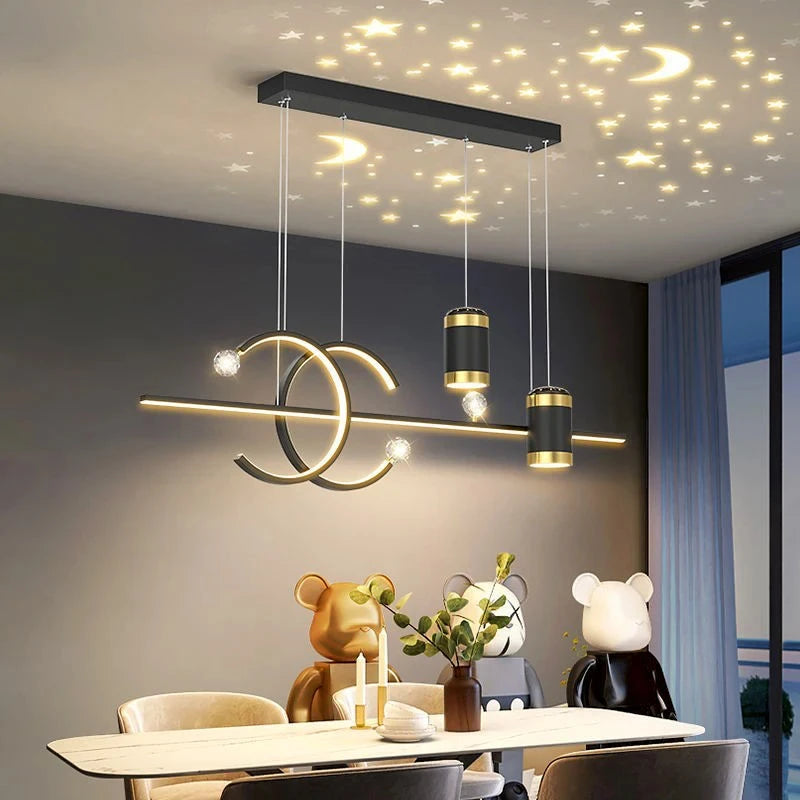 Lustre Lune Et Étoiles