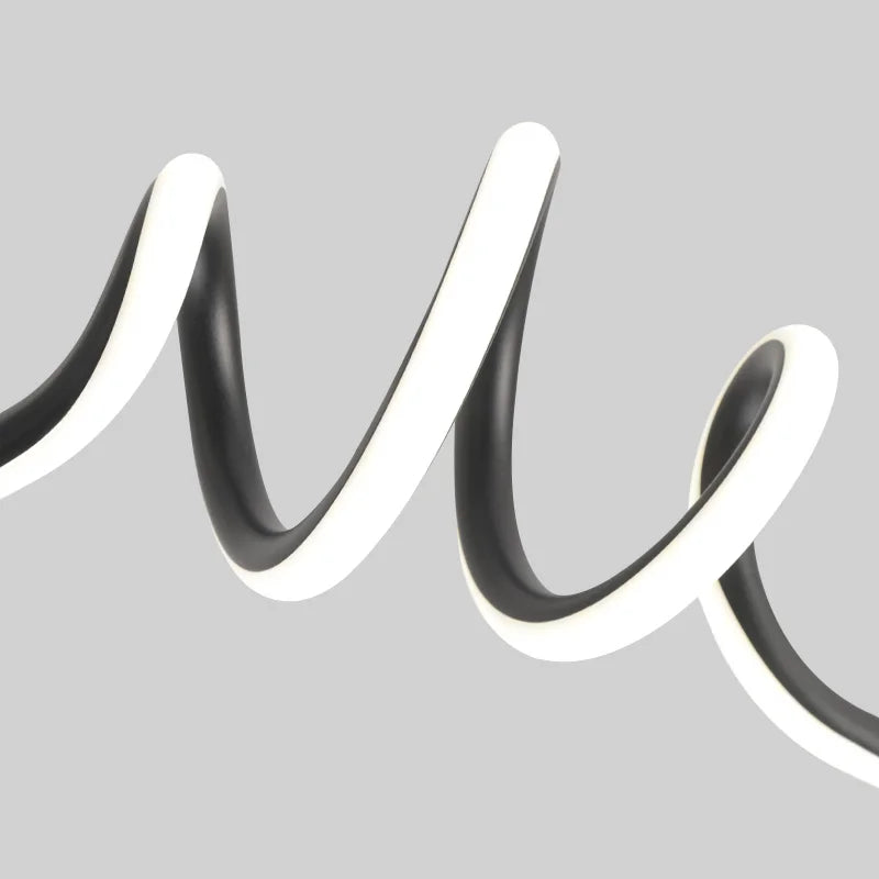 Lustre LED Serpent Lumineux