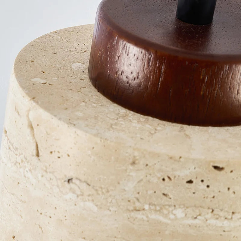 Lustre Cylindre Naturel Clair
