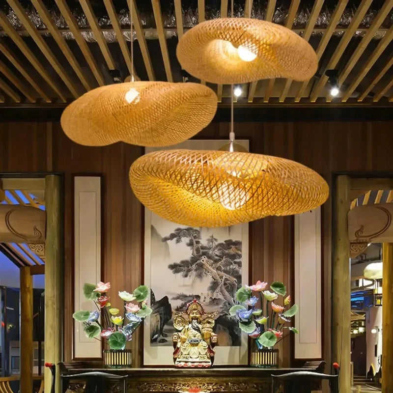 Lustre En Bambou Vertigo