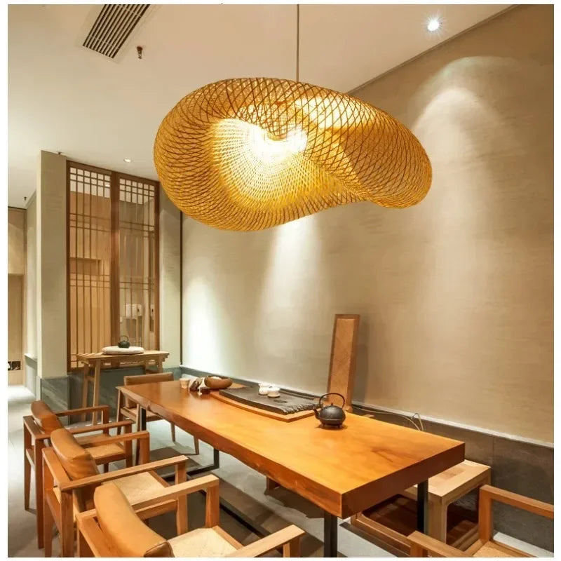 Lustre En Bambou Vertigo