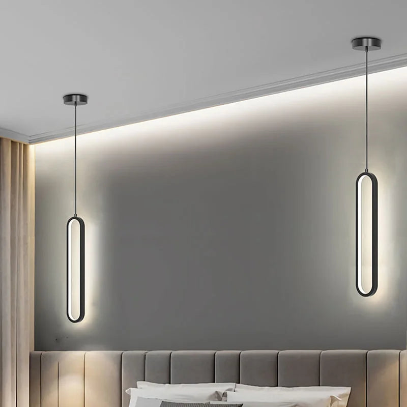 Lustre LED Ovale Moderne