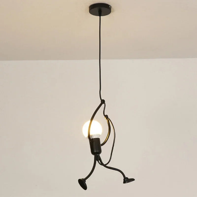 Lustre Suspendue Homme Grimpeur