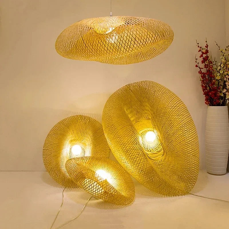 Lustre En Bambou Vertigo