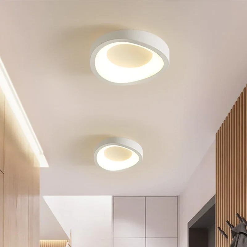 Lustre LED Ovale Asymétrique