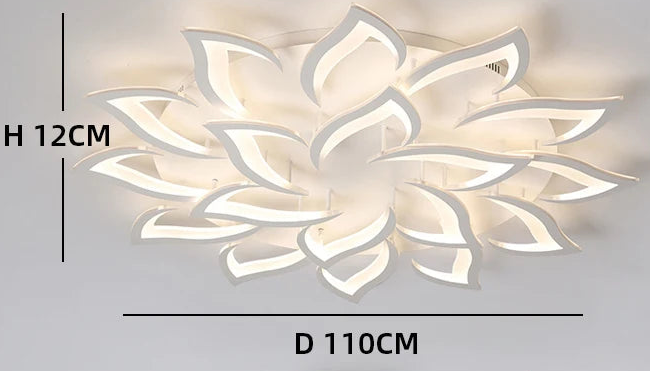 Lustre LED Fleur De Lotus
